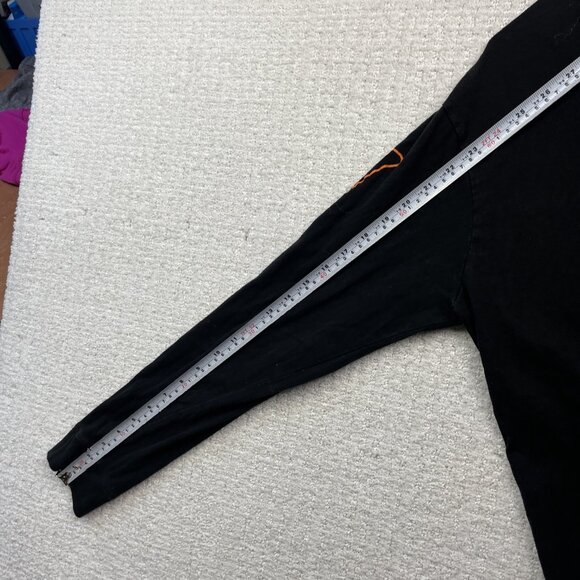 Friday The 13th Black Long Sleeve Men XL T-Shirt Jason Mask w/ Machete Sleeve - Picture 10 of 14